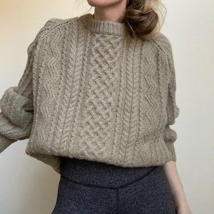 Vintage Sweaters - Vintage Chunky Cable Knit Pullover Sweater Vintage Sweaters - Vintage Chunky Cable Knit Pullover Sweater